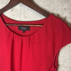 Guess dress with gold buttons